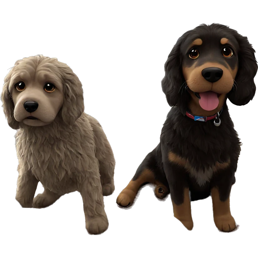 cozy dog on a blanket emoji