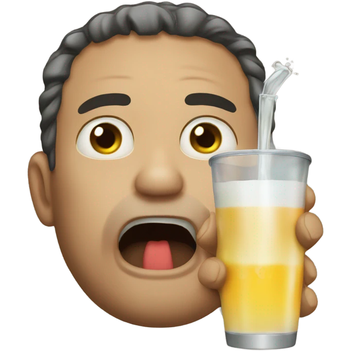 Super thirsty drooling emoji emoji