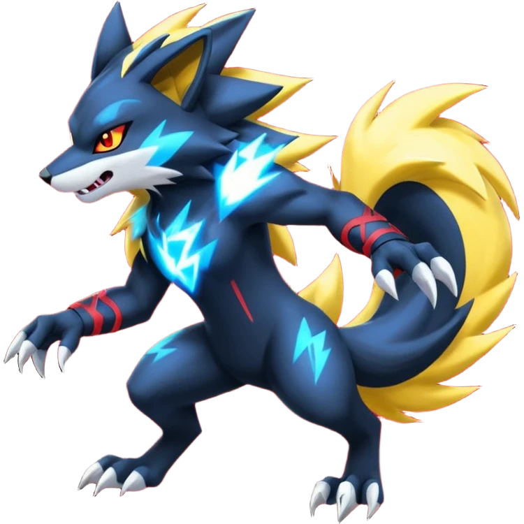 Zeraora-Zoroark-fusion emoji