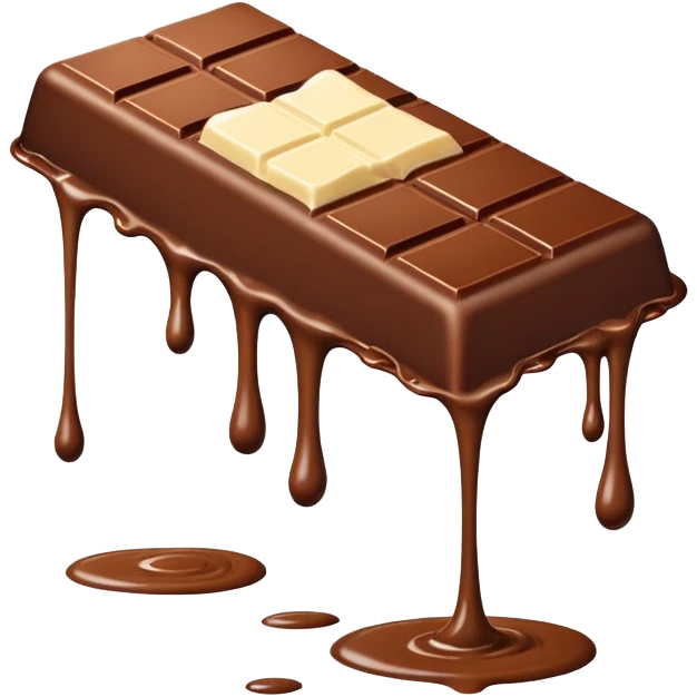 One chocolate with legs emoji