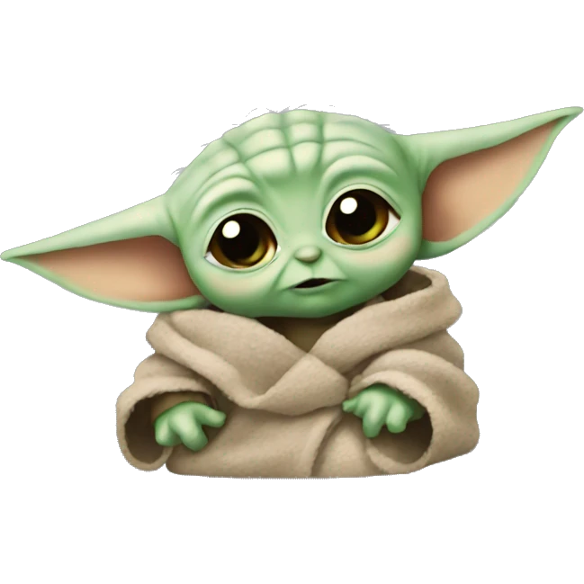 A baby yoda emoji