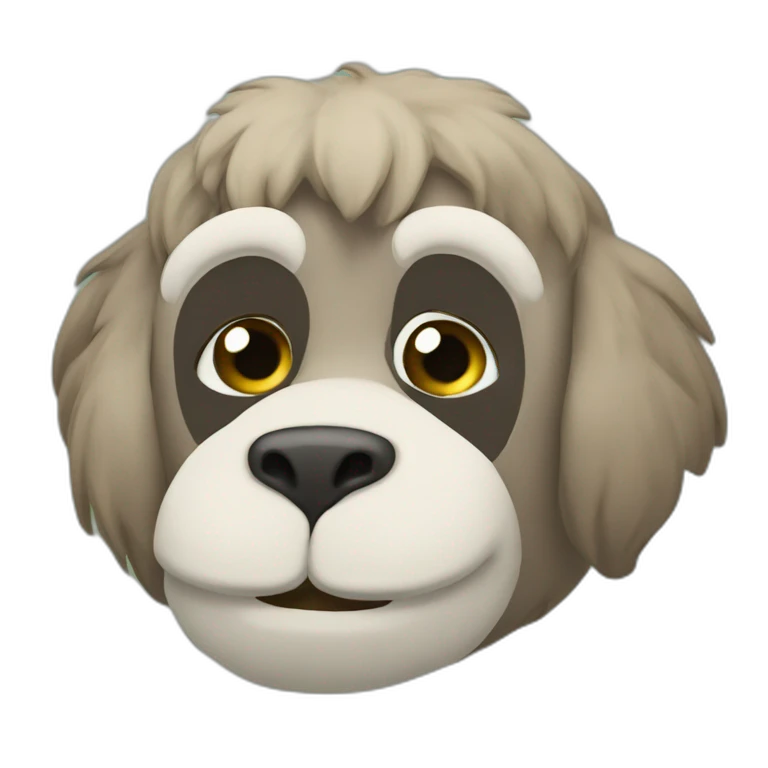 Singe sur âne emoji