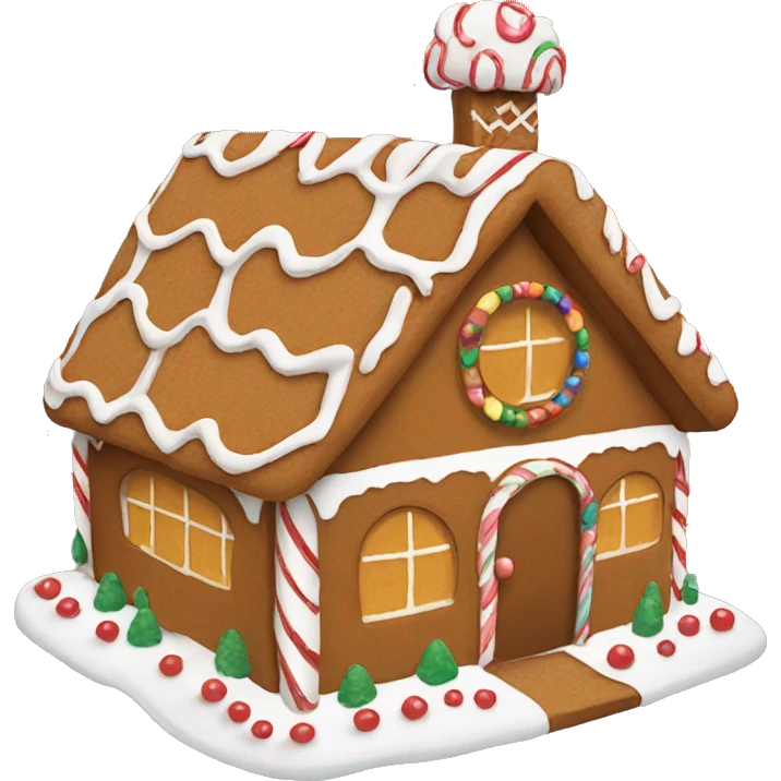 gingerbread house  emoji