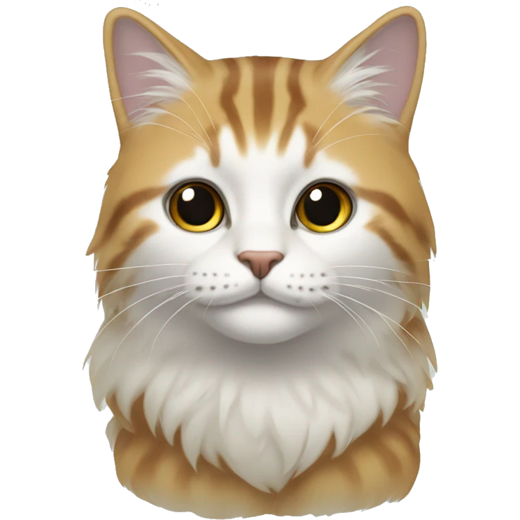 Белый кот  emoji