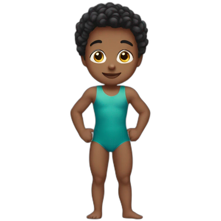 boy in beautiful leotard emoji