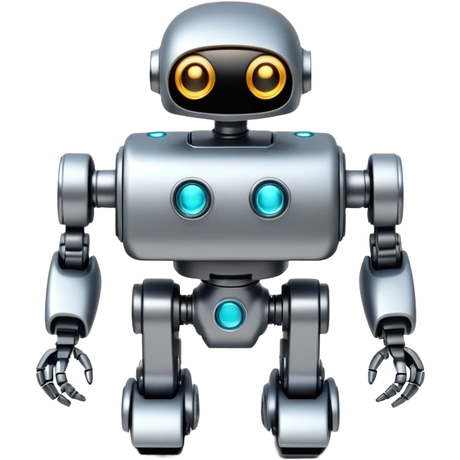 miniature nanobot robots, nanotechnology emoji