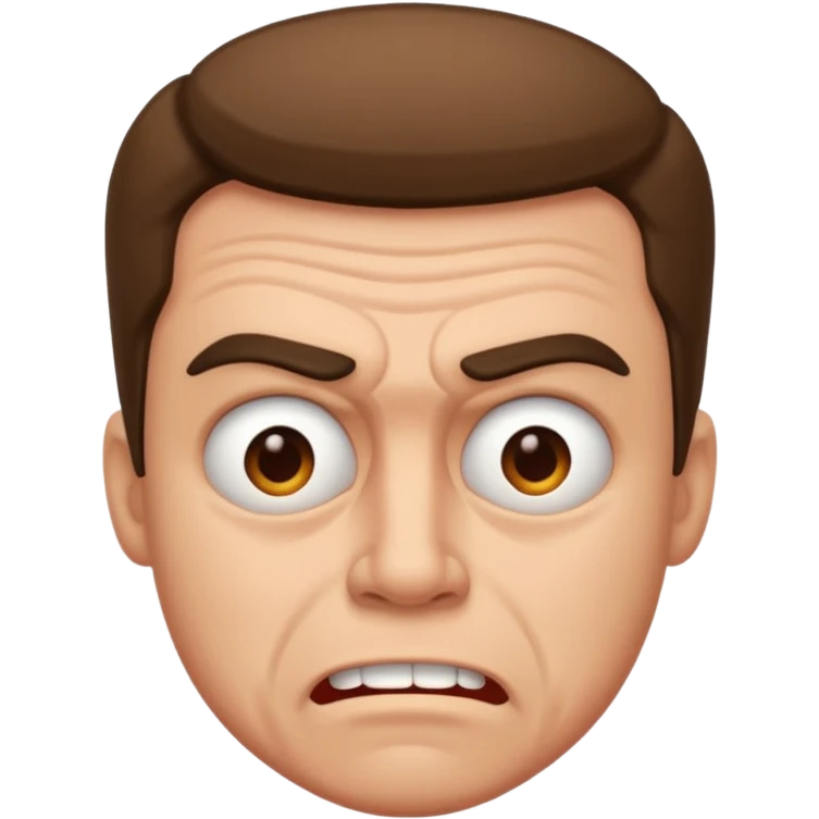 A man having diarrhea emoji