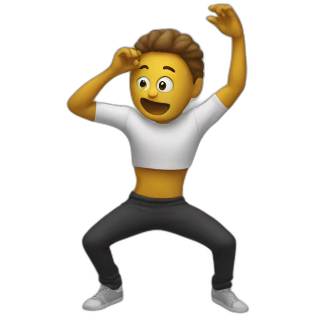 Un dab emoji