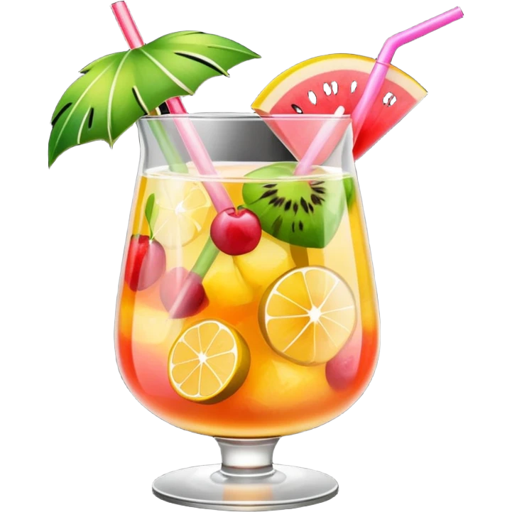 beach coctail drink emoji