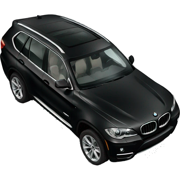 Black BMW SUV emoji