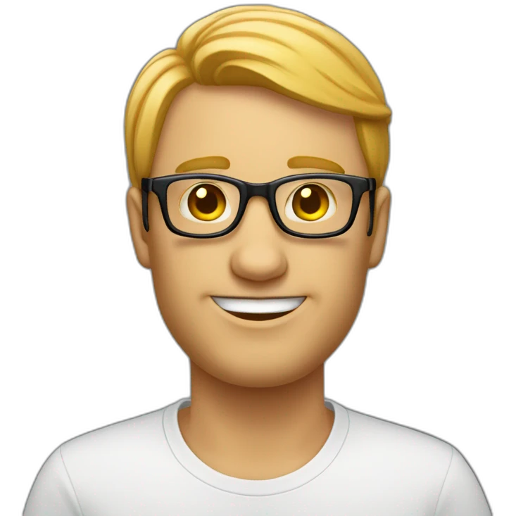 Un homme avec des lunette de soleil qui fait un doigts d'honneur emoji