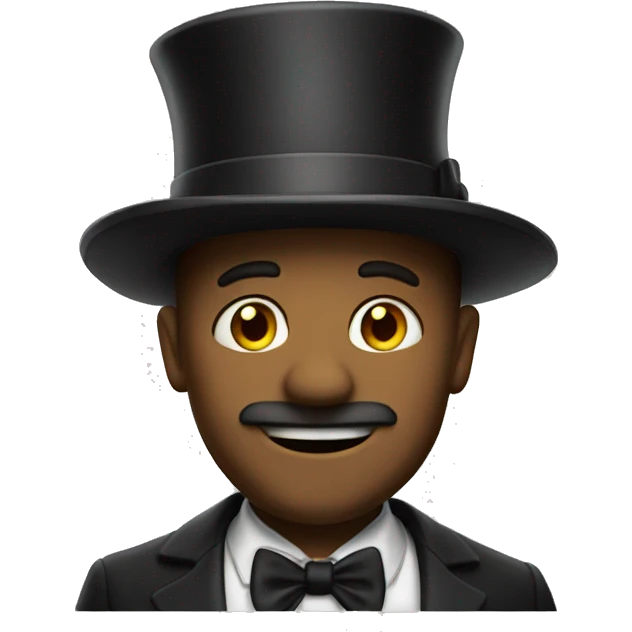 Shak with tophat emoji
