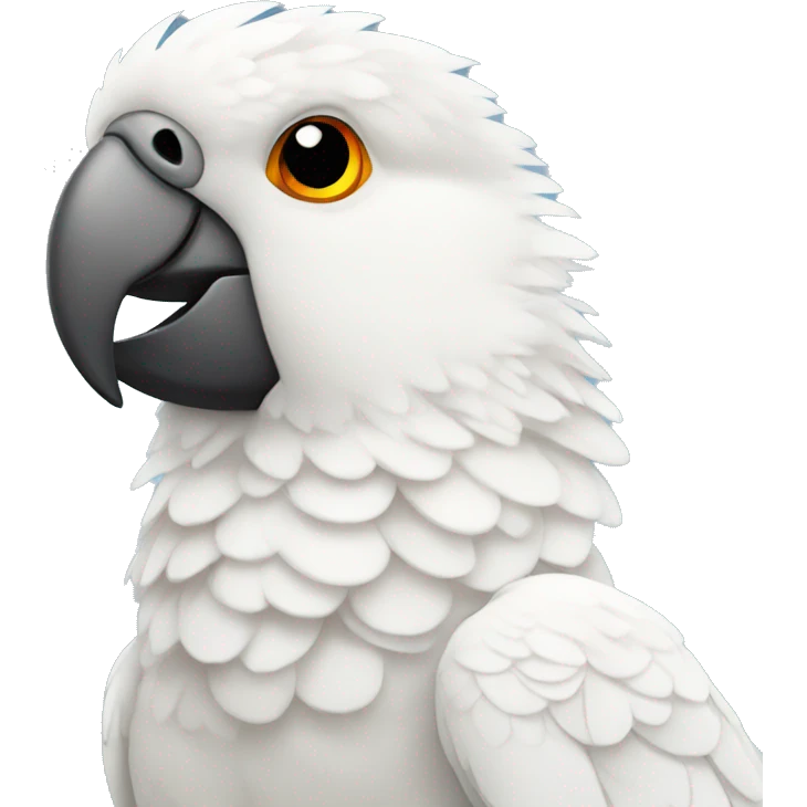 happy Corella parrot emoji