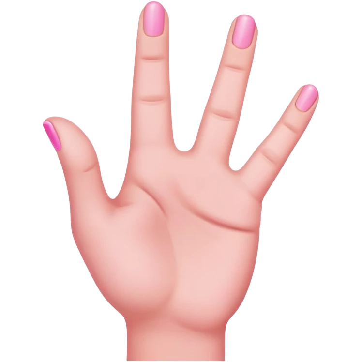 pink 🖕🏻 emoji