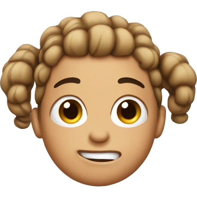 turd with pigtails  emoji