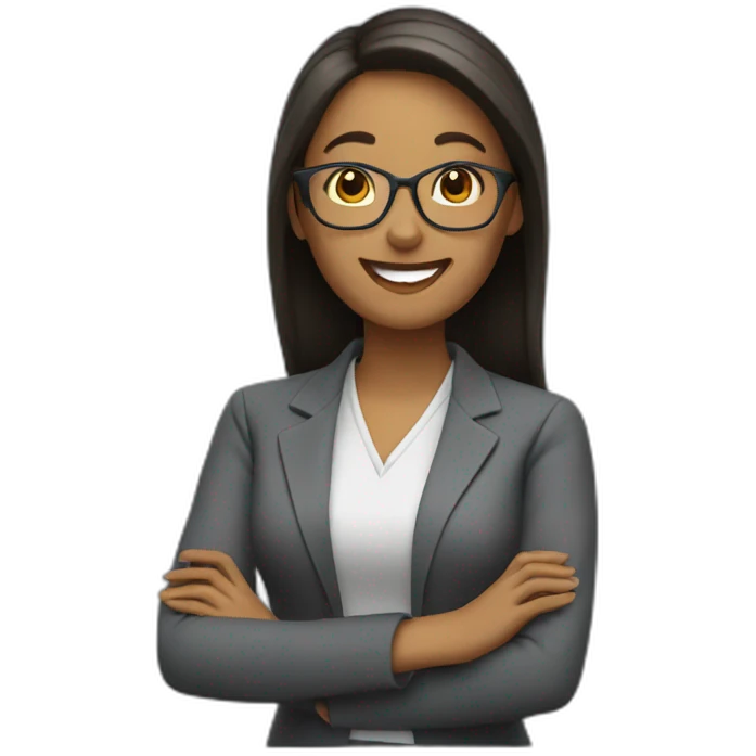 Teacher woman happy emoji