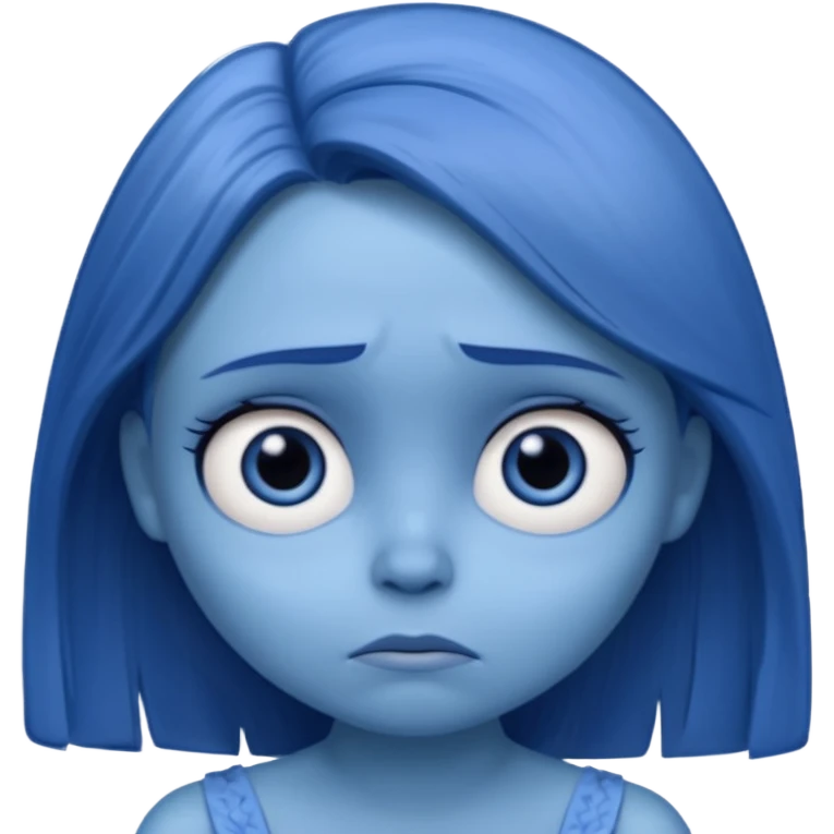 Sadness from the Inside Out movie emoji