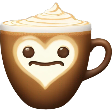 Latte heart emoji