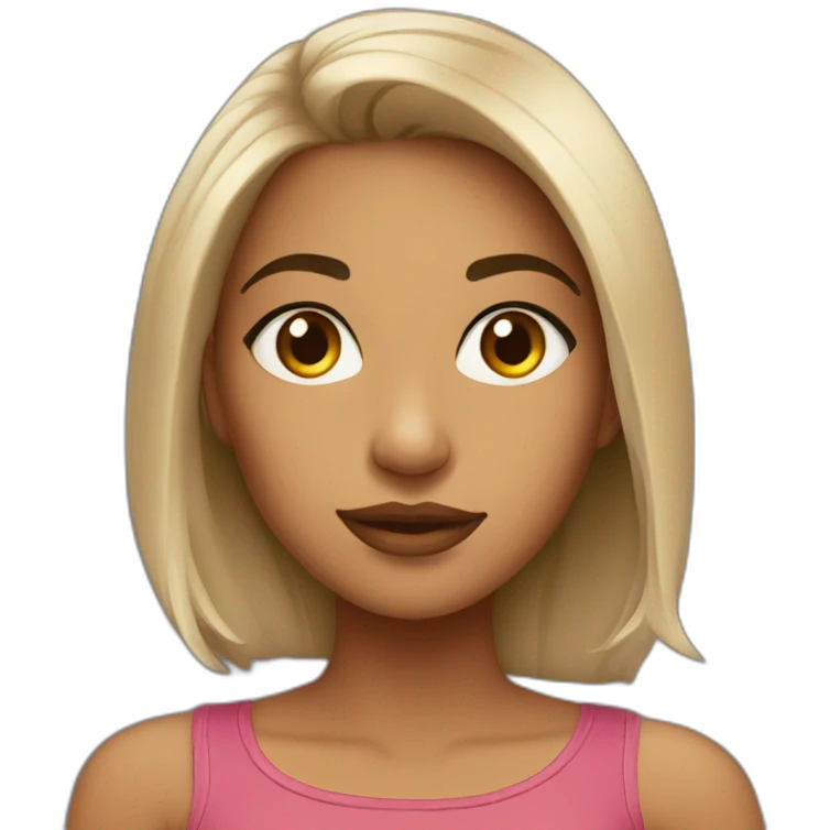latin girl with beautiful eyes emoji