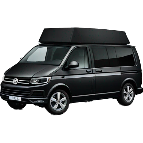 Black VW Multivan T6 emoji