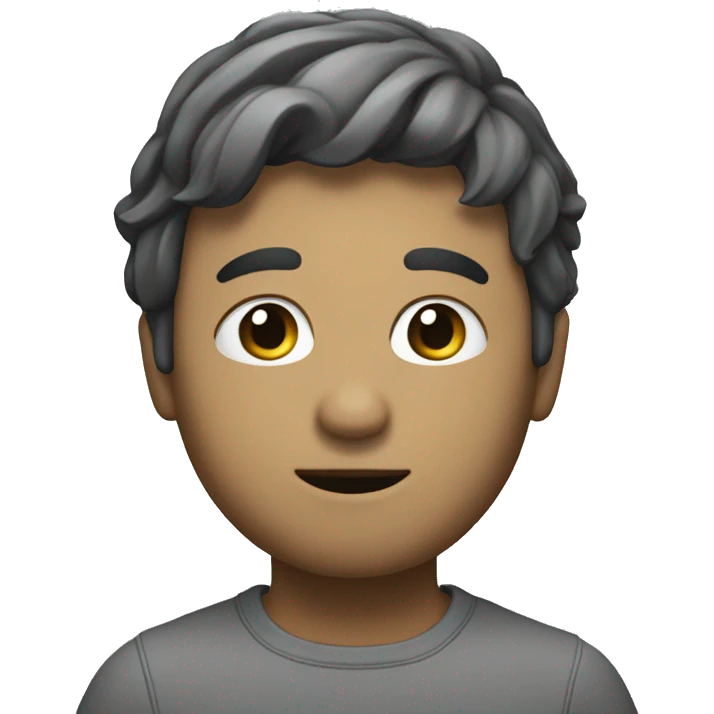 un homme qui se pose des questions emoji