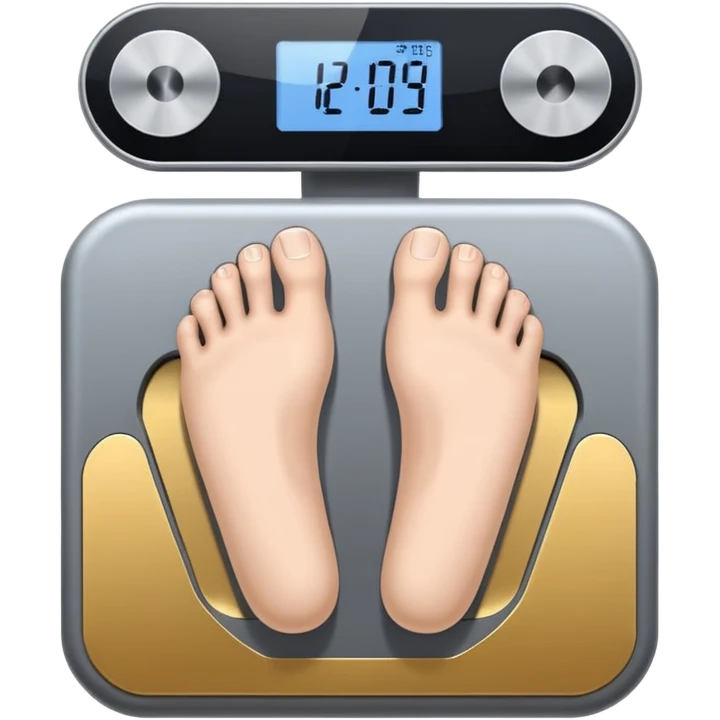 a grey weighing machine for human body, with no smily faces emoji