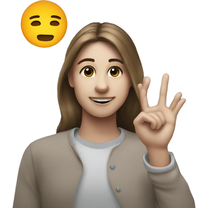 c sign in hand because it means campus emoji