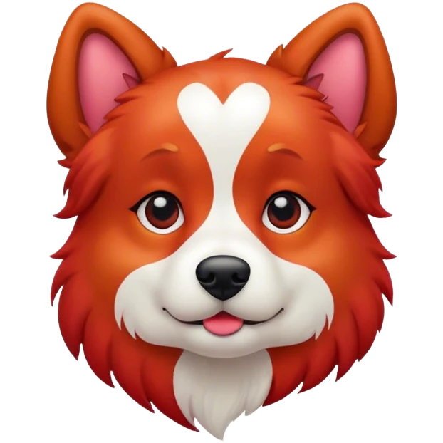 Hot Cheeto dog emoji