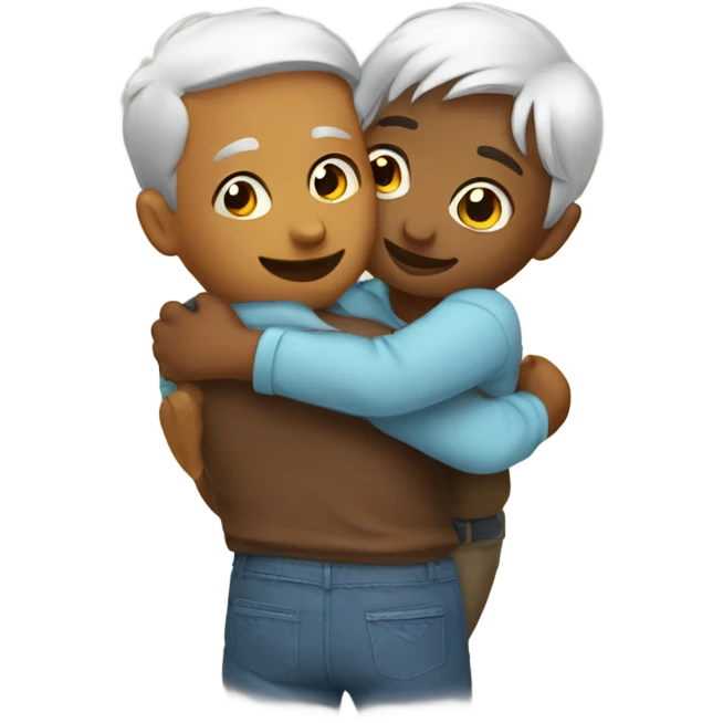 Hugs and kisses emoji