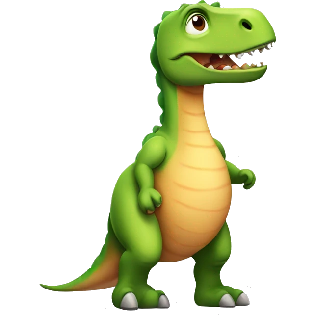 Pregnant dinosaur emoji
