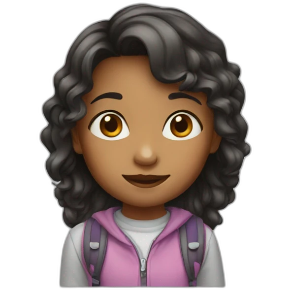 kid girl emoji