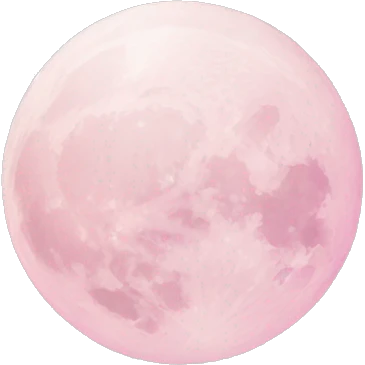 pastel pink moon emoji