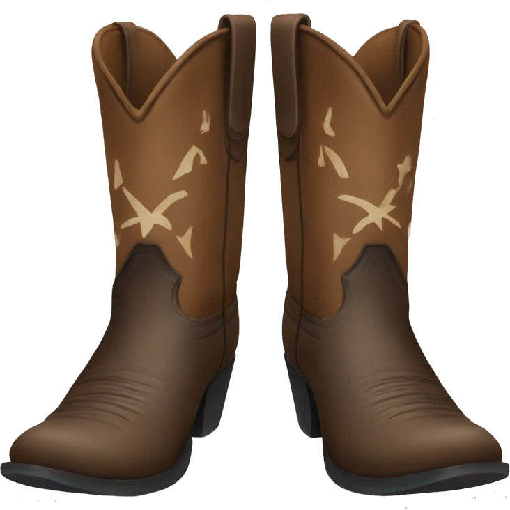 Cowboy boots emoji