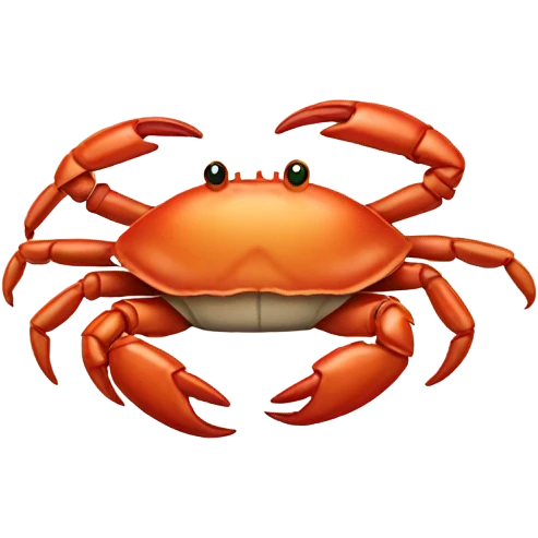 Crab in shorts  emoji