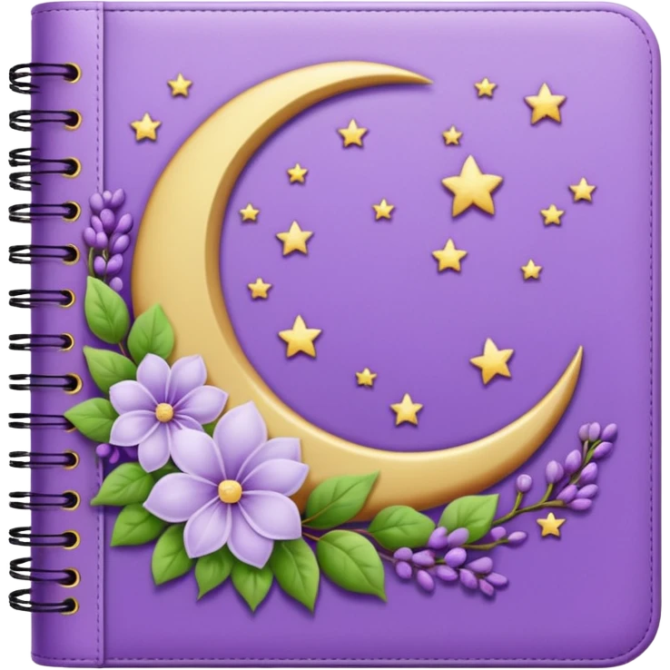 lilac moon planner emoji