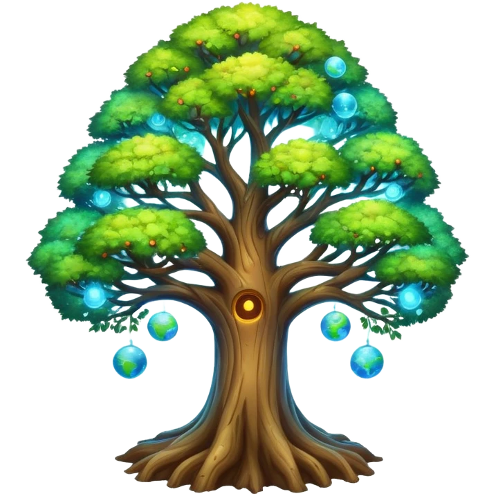 World tree in space emoji