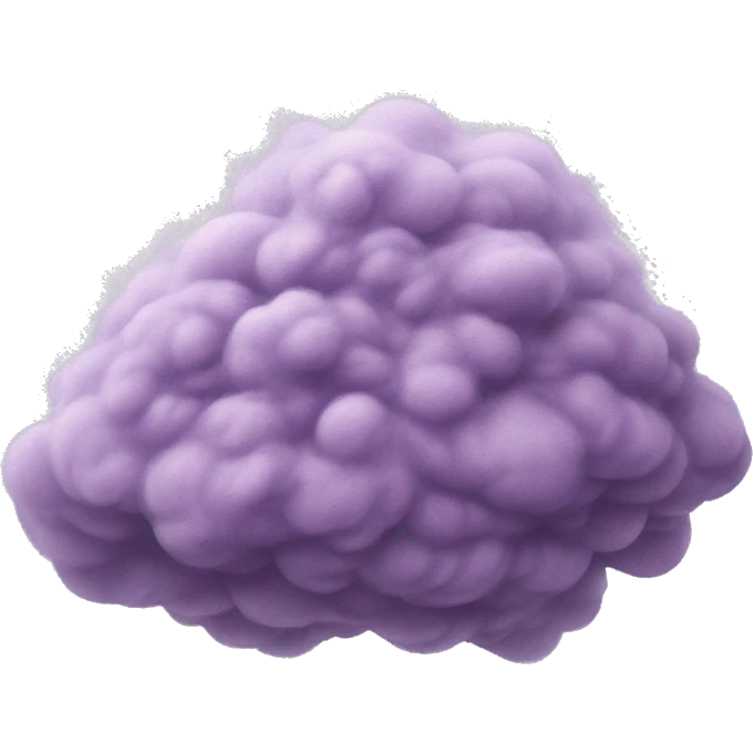 pastel purple pile of dust emoji