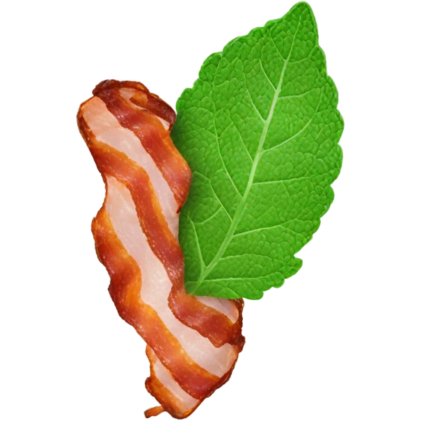 Minter made of bacon emoji