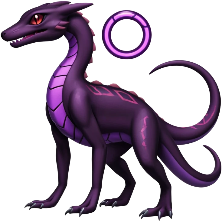 Salazzle-Salandit-Umbreon-Fakémon-hybrid-creature (full body)  emoji