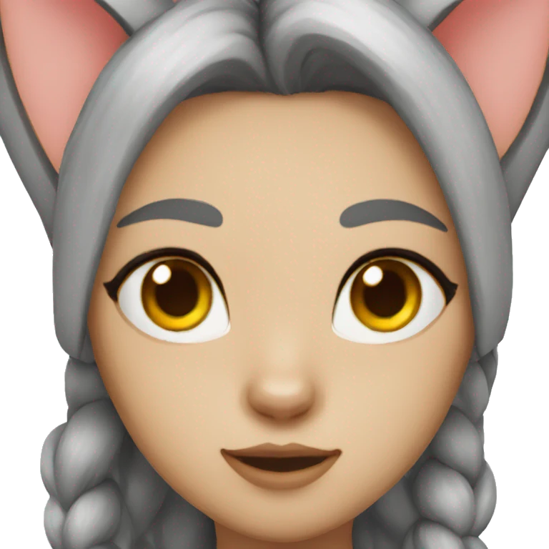 cat girl emoji
