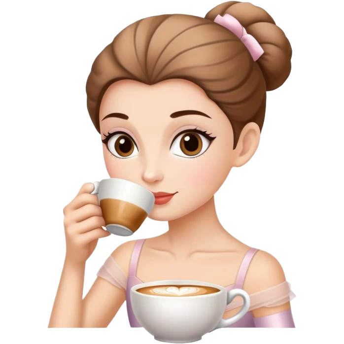 Ballerina cappuccino  emoji