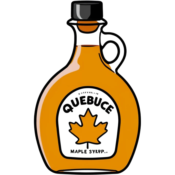 Quebec Maple Syrup bottle emoji