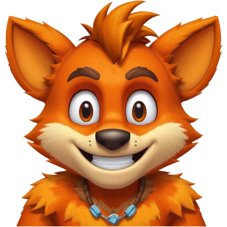 friendly crash bandicoot emoji
