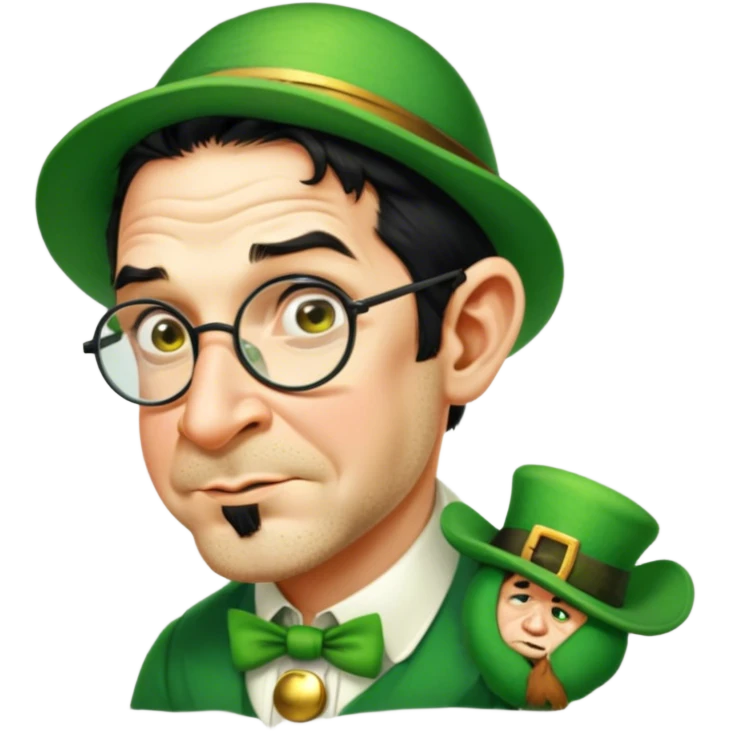 Sad Leprechaun emoji