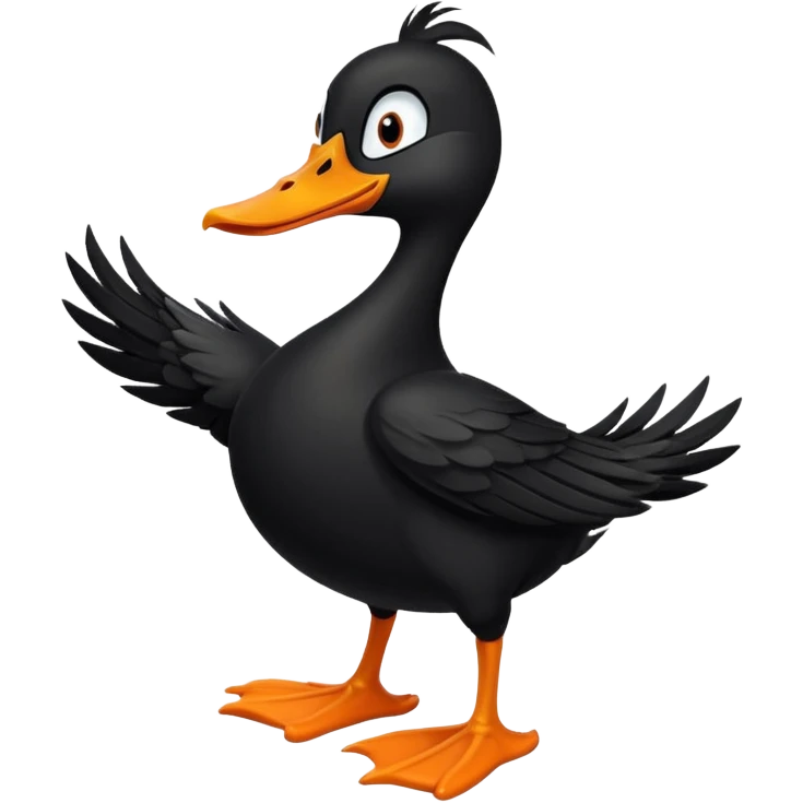 Daffy Duck from Looney Tunes emoji