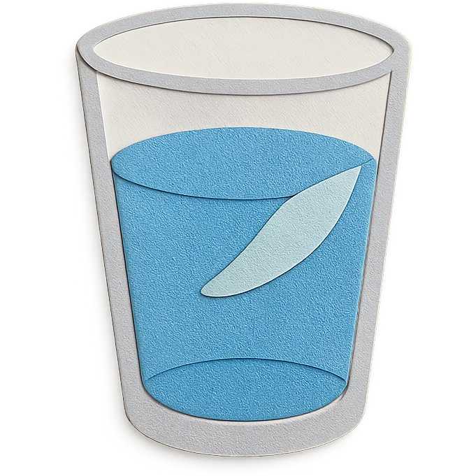 glass of water emoji