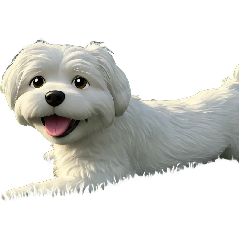 dog enjoying a sunny day emoji