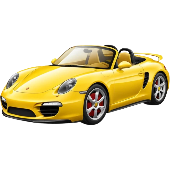 Yellow Porsche emoji