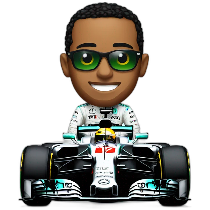 Lewis Hamilton, f1 mercedes emoji