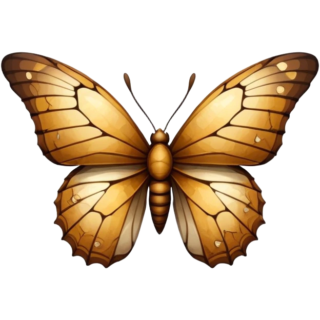 crackled dead butterfly emoji